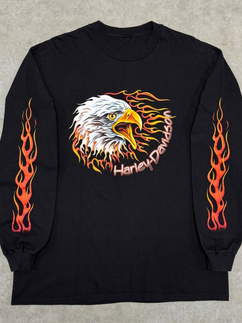 1998 Harley Davidson Eagle Flame Longsleeve